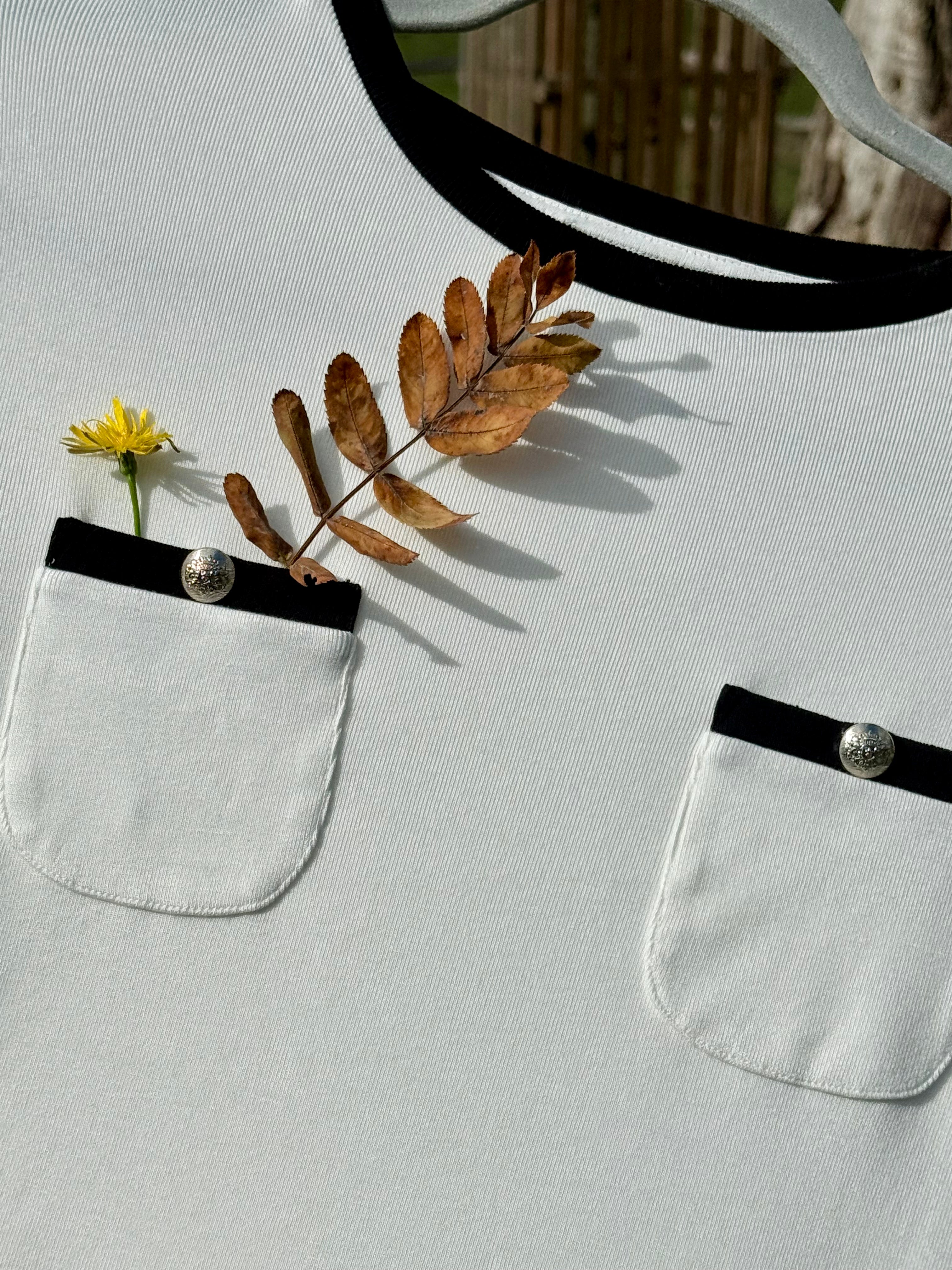 Regent Contrast-Trim Pocket Tee