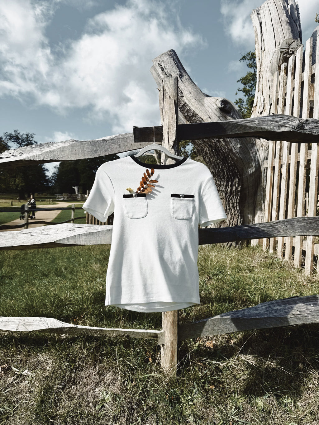 Regent Contrast-Trim Pocket Tee